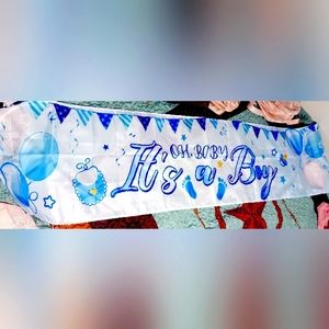 Boy BABYSHOWER BANNER